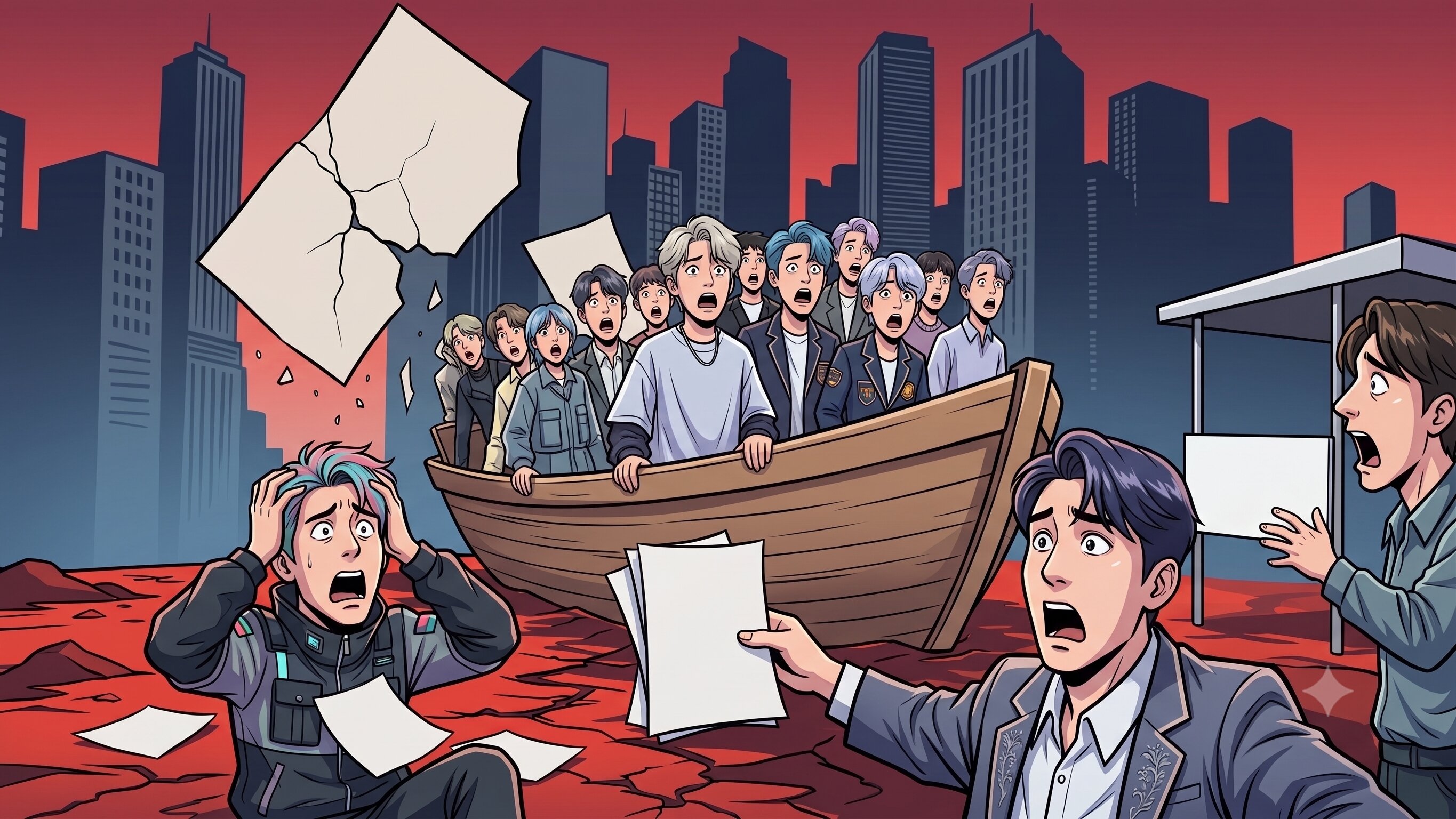 Market Wall illustration