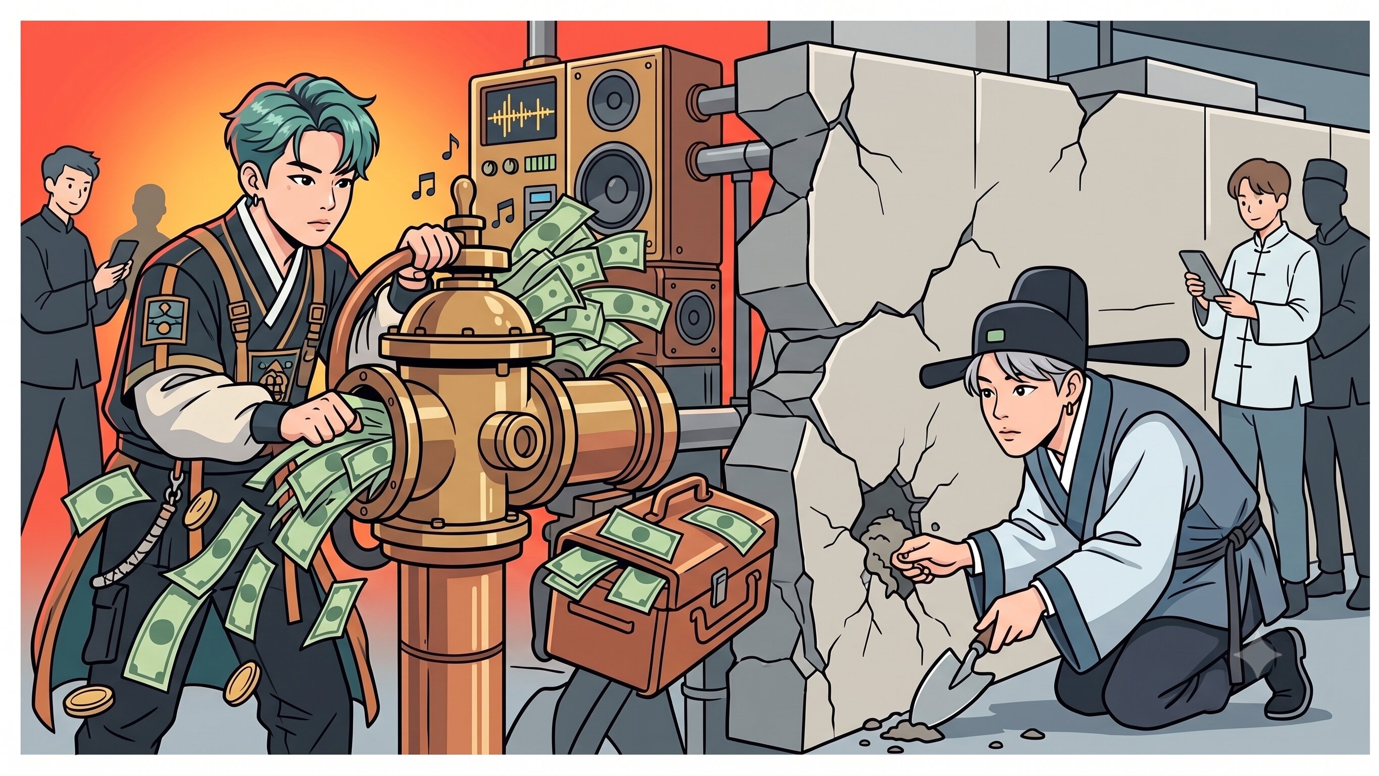 Market Wall illustration